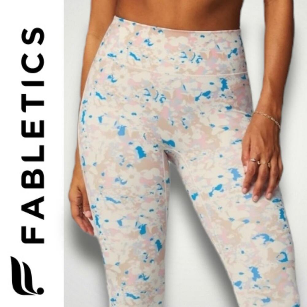 FABLETICS NEW ANYWHERE MOTION365+ LEGGING FEMME POP FLORAL LARGE